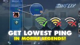 HOW TO GET LOW PING IN MOBILE LEGENDS! - Fast Loading & Low Latency | Fix Lag Issue