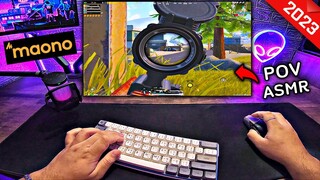 [ASMR Chill😴] PUBG MOBILE 2.7 Emulator Gameloop 90 FPS | MAONO DGM20S RGB Sound (GoPro POV)