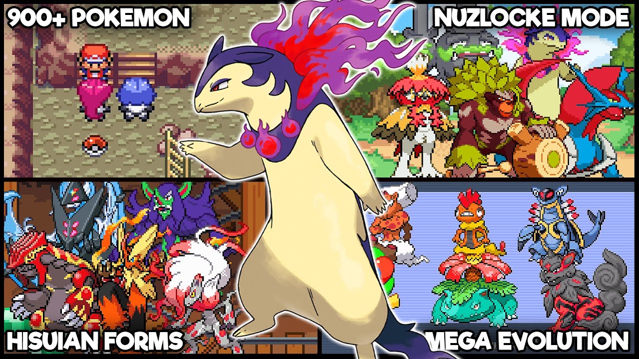 ENGLISH UPDATE] Pokemon GBA Rom With Mega Evolution, Gigantamax, Galar  Region, Hisuian Form & More! 