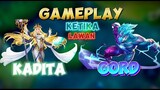 GAMEPLAY KADITA KETIKA LAWAN GORD ✍️🙌 #contentcreatormlbb #wiamungtzy #gameplay #kadita #short