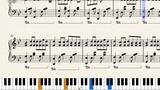 [Skor Piano] "Kaze ga Tsuyoku Fuiteiru" ED1 "Reset" Versi Lengkap
