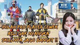 INILAH PRO PLAYER CEWEK SKILLNYA JAGO BANGET , ASLI GAK NYANGKA !! - PUBG MOBILE