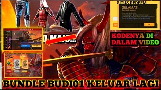 KODE REDEEM RESMI‼+ BOCORAN EVENT BUNDLE BUDI 01-GARENA FREE FIRE