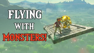 Link Goes FLYING With Monsters! | Zelda: Breath of the Wild