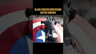 CAPTEN AMERIKA BERUSAHA MENANGKAP BLACK PANTHER #alurceritaflim #film