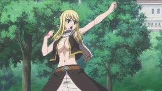 Natsu, Lucy và Happy học biến hình - Fairy tail