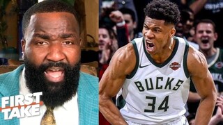 FIRST TAKE | Kendrick Perkins 'respects' Bloody Giannis explodes Jayson Tatum as Bucks def. Celtics