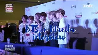 BTS in Manila interview