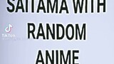 Saitama With Random Anime Hair