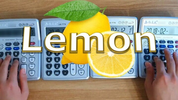 Play the never-ending Kenshi Yonezu's "Lemon" with 4 calculators