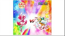 Cure Whip VS Carrot (Kira Kira ⭐ Precure A La Mode VS One Piece)