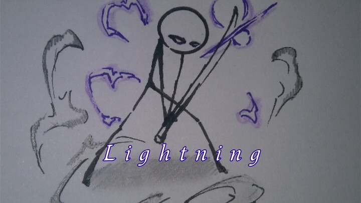 Animasi Stickman】Petir