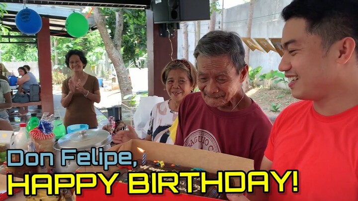 Vlog 43 Tatay's Birthday Celebration | Happy Birthday Don Felipe | Father's Day Celebration