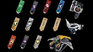 Kamen Rider W! Gaia memory! All forms! Transform into a sound collection!