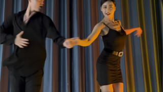 难得跟男生搭手跳舞 ～最近天天女子单人