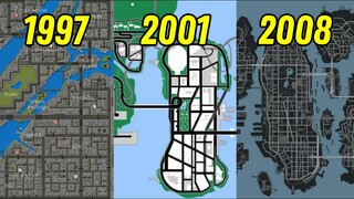 Evolution Of Liberty City Map [1997-2009]