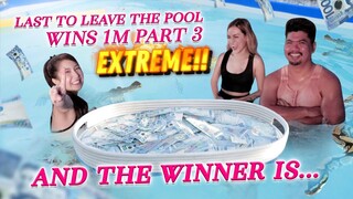 EXTREME Last to Leave The Pool Wins 1M $ Part 3 (FINALE!)