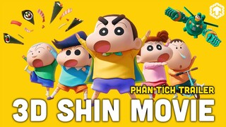 SHIN CẬU BÉ BÚT CHÌ MOVIE 3D CÓ GÌ HAY? PHÂN TÍCH TRAILER MỚI NHẤT SHIN MOVIE 31 | CRAYON SHIN CHAN