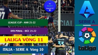 Tin bong đá kết quả giải Ý Serie A, Laliga, Leacup Anh, Cup Đức, bảng xếp hạng