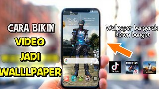 CARA MEMBUAT VIDEO JADI WALLPAPER BERGERAK DI HP DARI GALERI [TIK-TOK, PUBG, ML, FREE FIRE, DLL ]