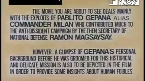 RAMON REVILLA SR: MISSION :TERRORIZE PANAY A PABLITO GEPANA STORY