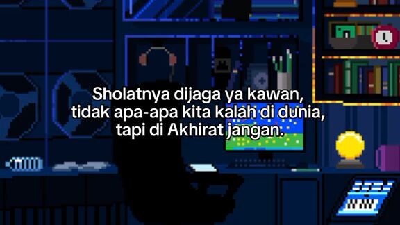 lawan musuh mu dengan iman, jangan kalah sama hasutan malas beribadah 😁