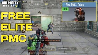 *NEW* HOW TO GET FREE ELITE PMC - CRISIS? | COD MOBILE