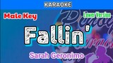 Fallin' by Sarah Geronimo (Karaoke : Male Key : Lower Version)