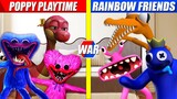 Poppy Playtime vs Rainbow Friends Turf War | SPORE