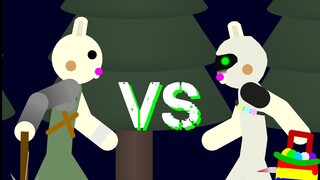 Bunny is *NO MATCH* to Bess! Battle of Bunnies (Sitck Nodes Roblox Piggy)