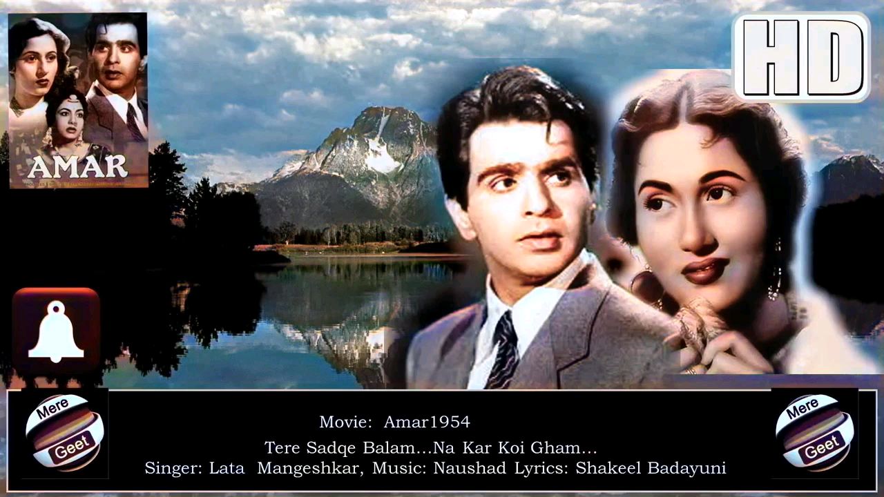 Bollywood old hindi song Tere Sadke Balam Na Kar Koi Gham _ - BiliBili