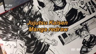 Jujutsu Kaisen - Choso redraw | Drawing a Manga Page | speedpaint