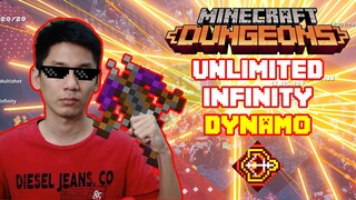 Unlimited Infinity Dynamo One Shot Instant Kill Everything On Every Missions - Minecraft Dungeons