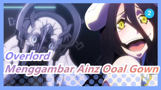[Overlord] Menggambar Ainz Ooal Gown Dengan Pena Ball-point_2