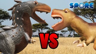 T-Rex vs Tyrannotitan | Dino Deathmatches [S4E7] | SPORE