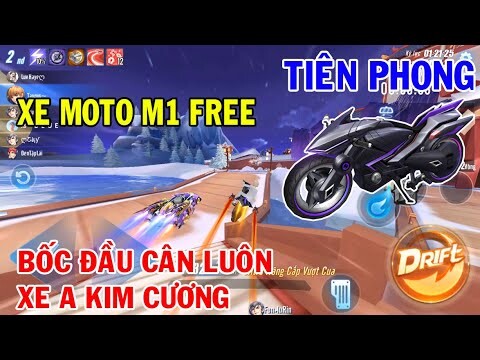 ZingSpeed Mobile | Xe Moto M1 Free Tiên Phong - Đổi Hướng Tốt, Thời Gian Boost Lâu