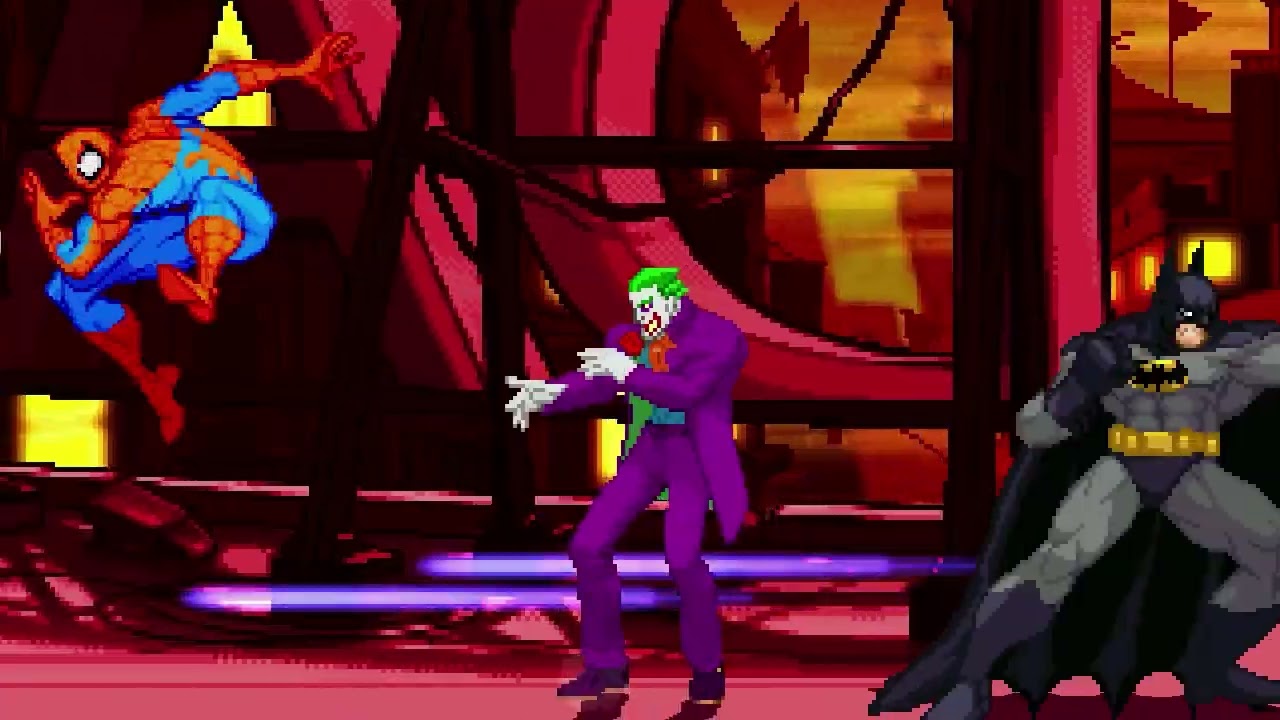 AN Mugen #402: Spider-Man & Batman VS Joker & Carnage - Bilibili