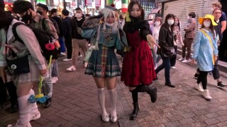 Laugh to death! Night tour of the Halloween event in Shibuya, Tokyo, there are really cos and any ro