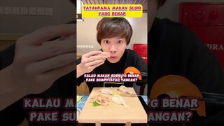 🍣PAKE SUMPIT ATAU TANGAN? TATAKRAMA MAKAN SUSHI YANG BENAR