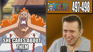DADAN MIGHT ACTUALLY CARE - One Piece Episode 497 and 498 - Rich Reaction