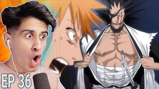 KENPACHI WANTS A FIGHT TO DEATH! Bleach Episode 36 Reaction