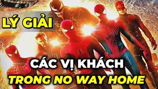 LÝ GIÁI VỀ CÁC NGƯỜI NHỆN và  CÁC VỊ KHÁCH trong SPIDERMAN: NO WAY HOME