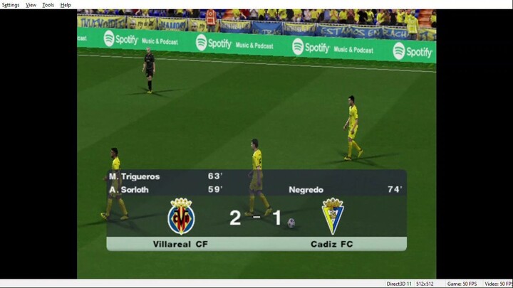 Villareal (2-1) Cadiz M1