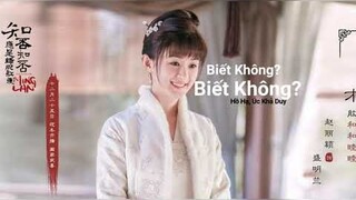 Biết Không?Biết Không?(Pinyin+Vietsub)-Hồ Hạ, Úc Khả Duy