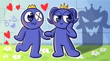 BLUE HAS A GIRLFRIEND? Rainbow friends animation //Poppy Playtime Chapter 2 Animation