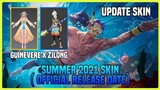 Official Release Date Guinevere & Zilong Summer 2021 Skin | Esmeralda Hero Skin | MLBB