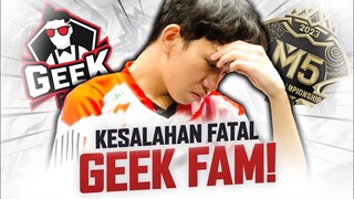 KEJADIAN SEPELE INI NGEBUAT GEEK FAM GAGAL DI M5!!