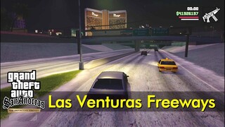 Las Venturas night freeway drive | GTA: San Andreas - Definitive Edition