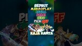Makro play pakai hero pick off kaja kadita ✍️🙌 #contentcreatormlbb #wiamungtzy #kadita #kaja