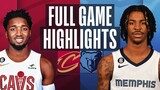 Cleveland Cavaliers vs. Memphis Grizzlies Full Game Highlights | Jan 18 | 2022-2023 NBA Season